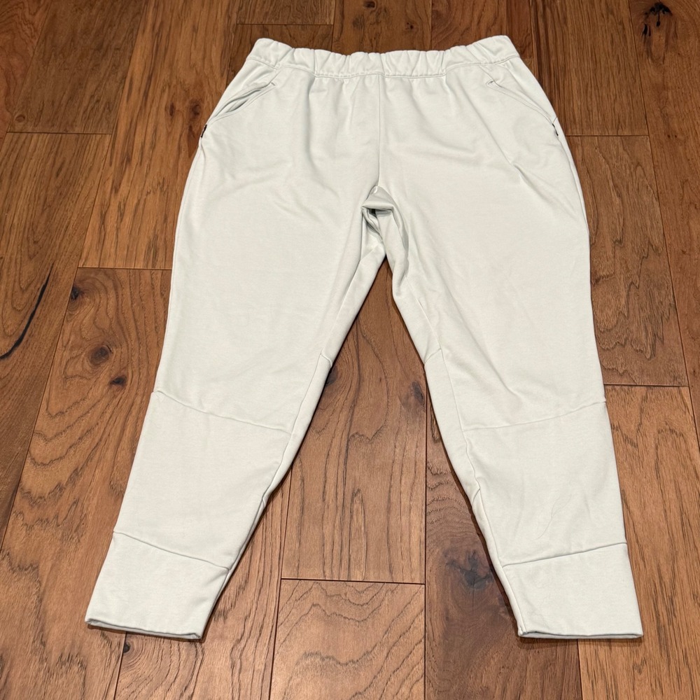 Stoic Mens Fleece Lined Joggers Light Gray XL Tapered Athletic Pants SICZ2P6